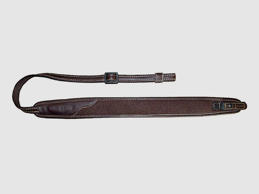 NIGGELOH Bretelle de fusil extra large : cuir/loden marron, fermeture rapide