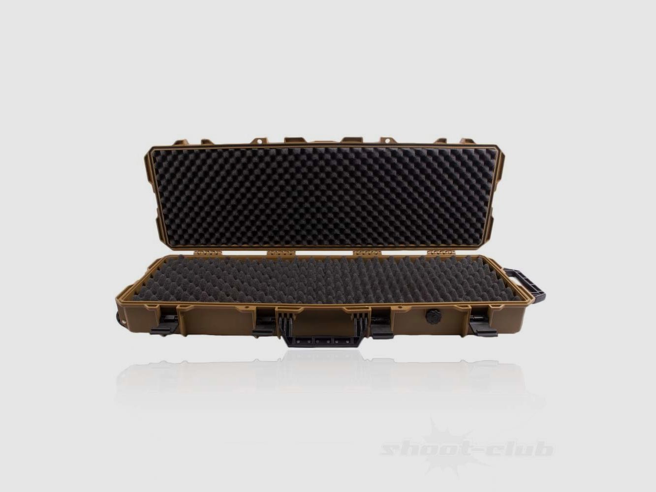 Phylax Waffenkoffer 100 cm Wave Foam / RAL8000