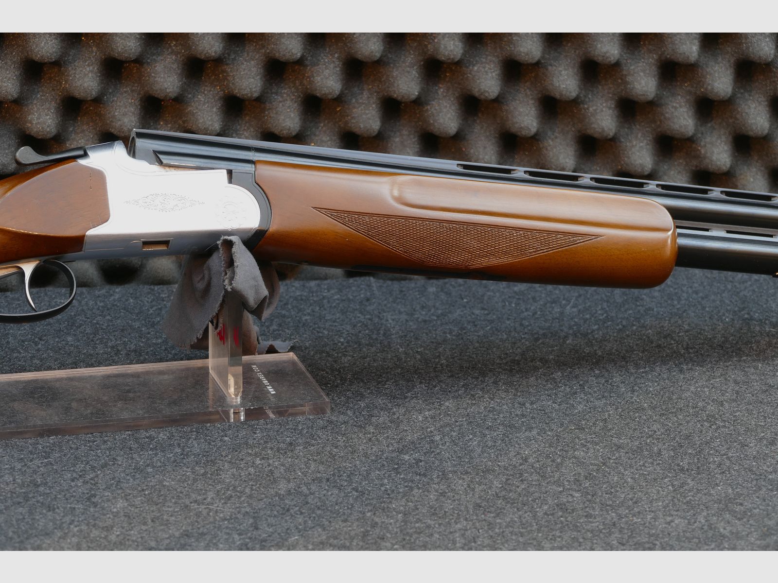 Luger – Bockdoppelflinte, Kal. 12/70, Stahlschrot bis 3,25mm