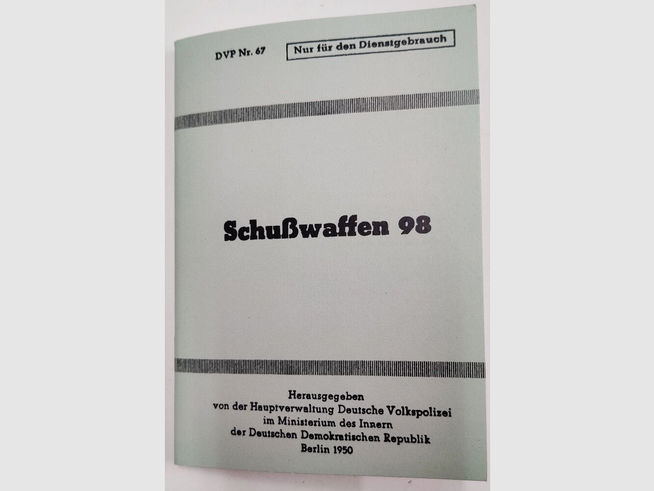DWJ Bedienungsanleitung Schusswaffen 98