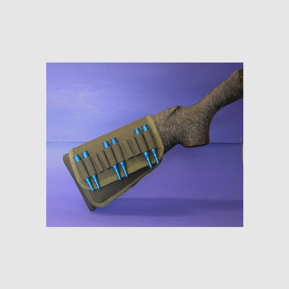 Schaftmagazintasche LEADER Codura, Cheek-Pad Farbe: Oliv-Grn/Schwarz