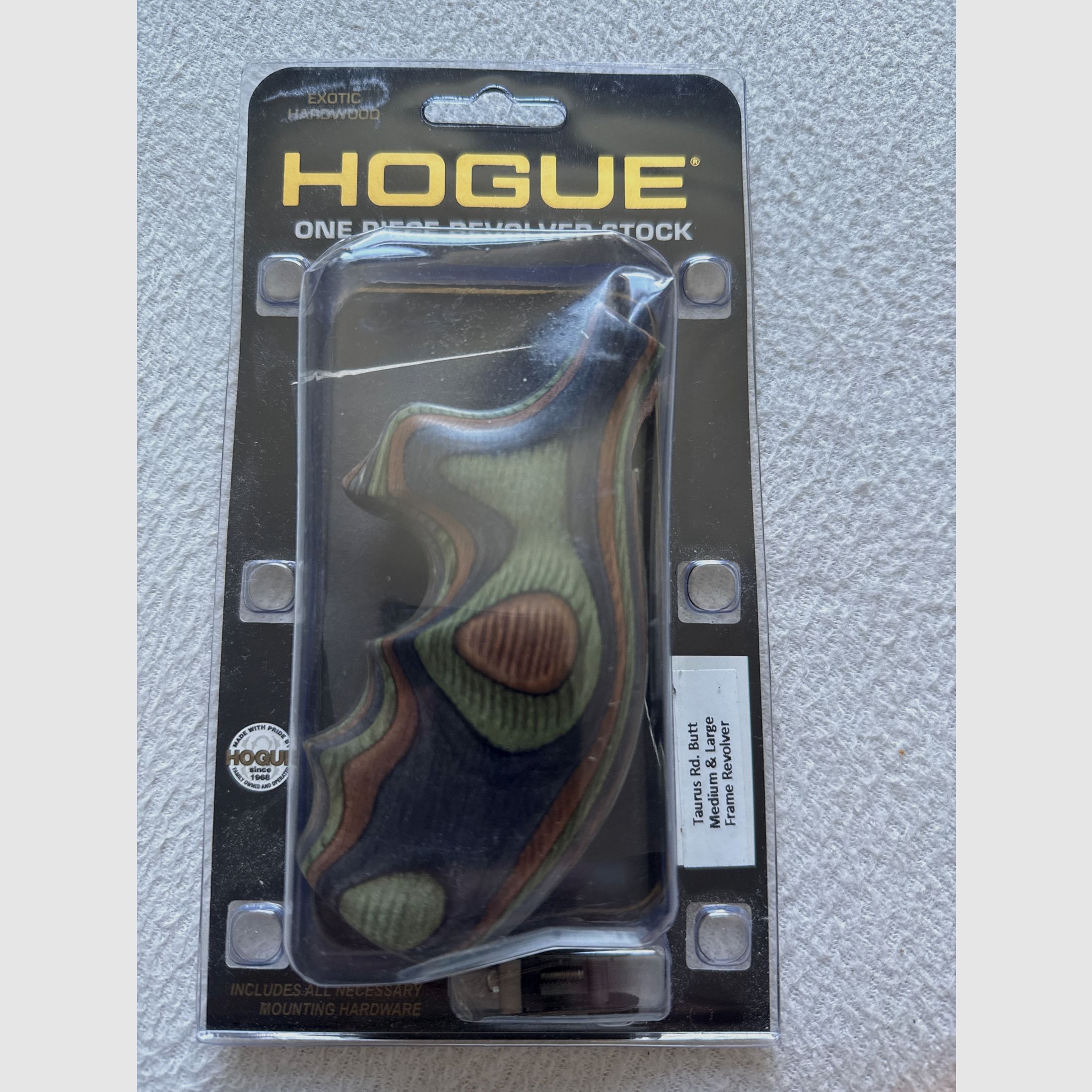 Taurus Griff grip Houge laminated wood 65400 wood Medium large Frame round butt, imagen 1 de 4