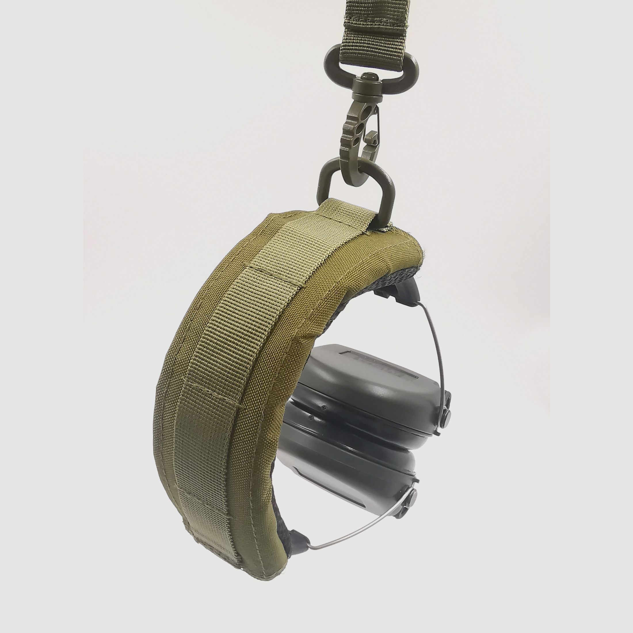 Headset Kopfhörer Abdeckung Schutz Molle BDS IPSC Jagd Sportschützen für Aktiv Gehörschutz sand oliv schwarz tarn