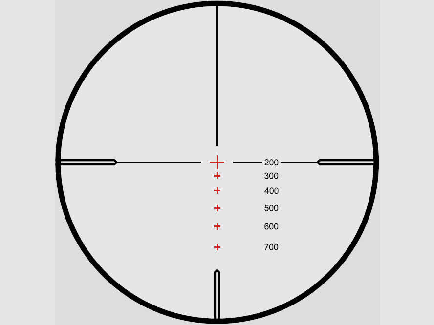 Hawke VANTAGE 30 WA 4-12×42 Telescopio 6.5 Creedmoor Marksman (12x), immagine 4 di 4