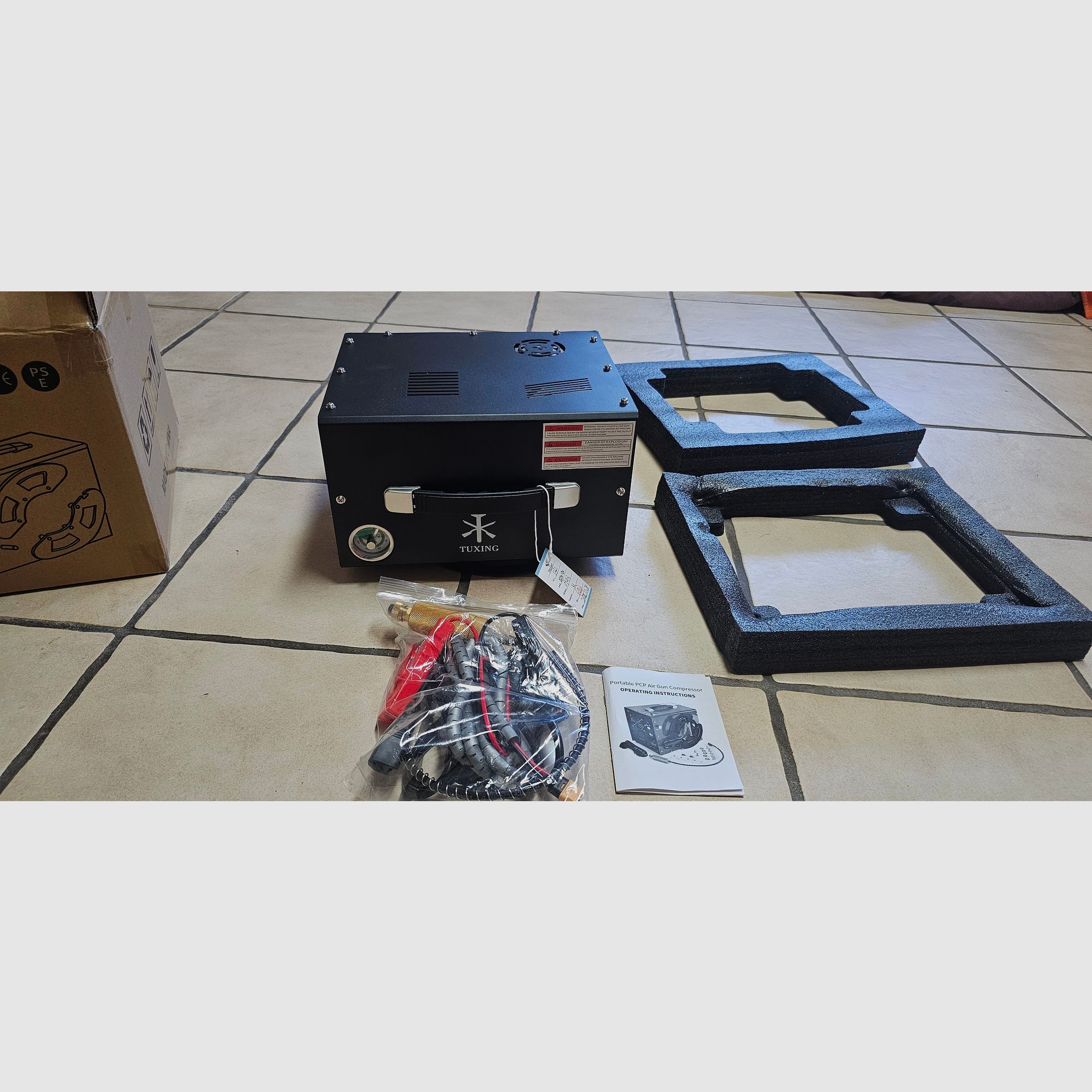 AEA Hp Max MK 2 + kompresor Tuxing i czerwona osłona Dod