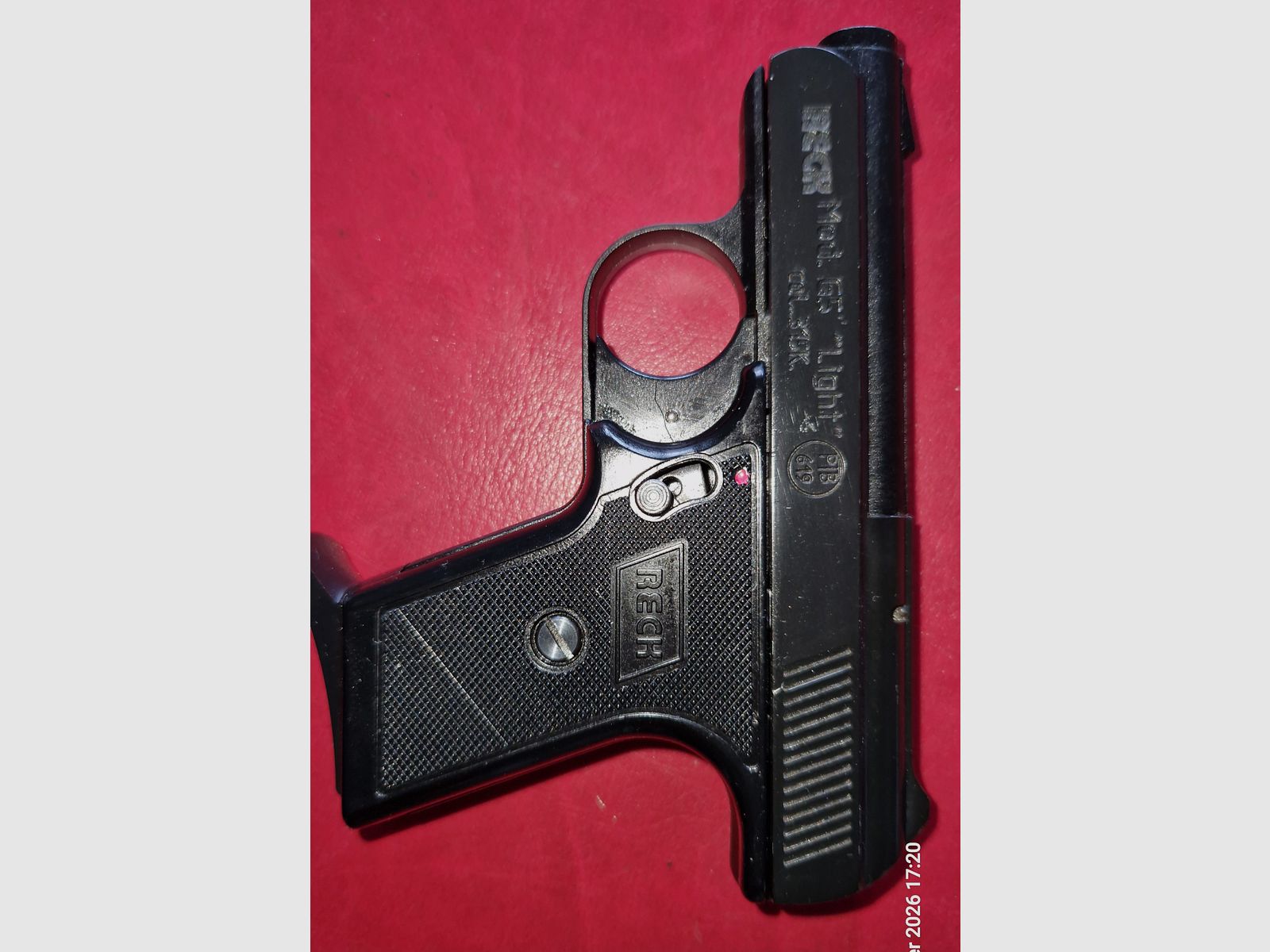 RECK G5 LIGHT / without accessories / cal. 315 P.A.K. / PTB 619 / VERY OLD / BLANK GAS PISTOL NEW YEAR'S EVE SELF-DEFENSE COLLECTION !!!! ------> READ DESCRIPTION <----- !!!!
