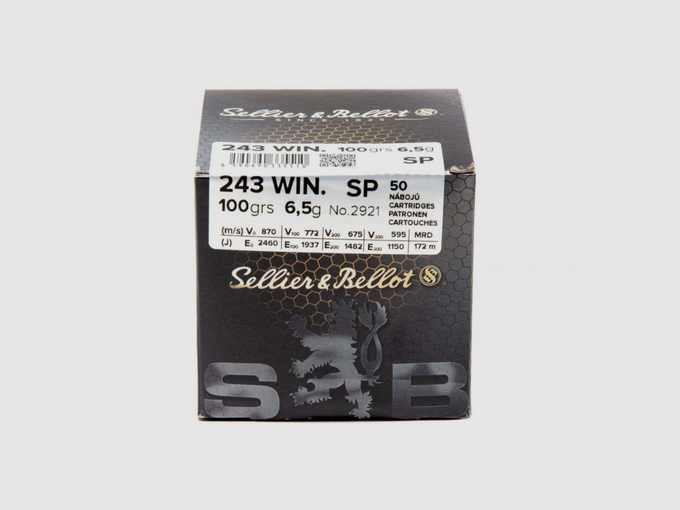 243 Winchester S&B SP 100gr VE50
