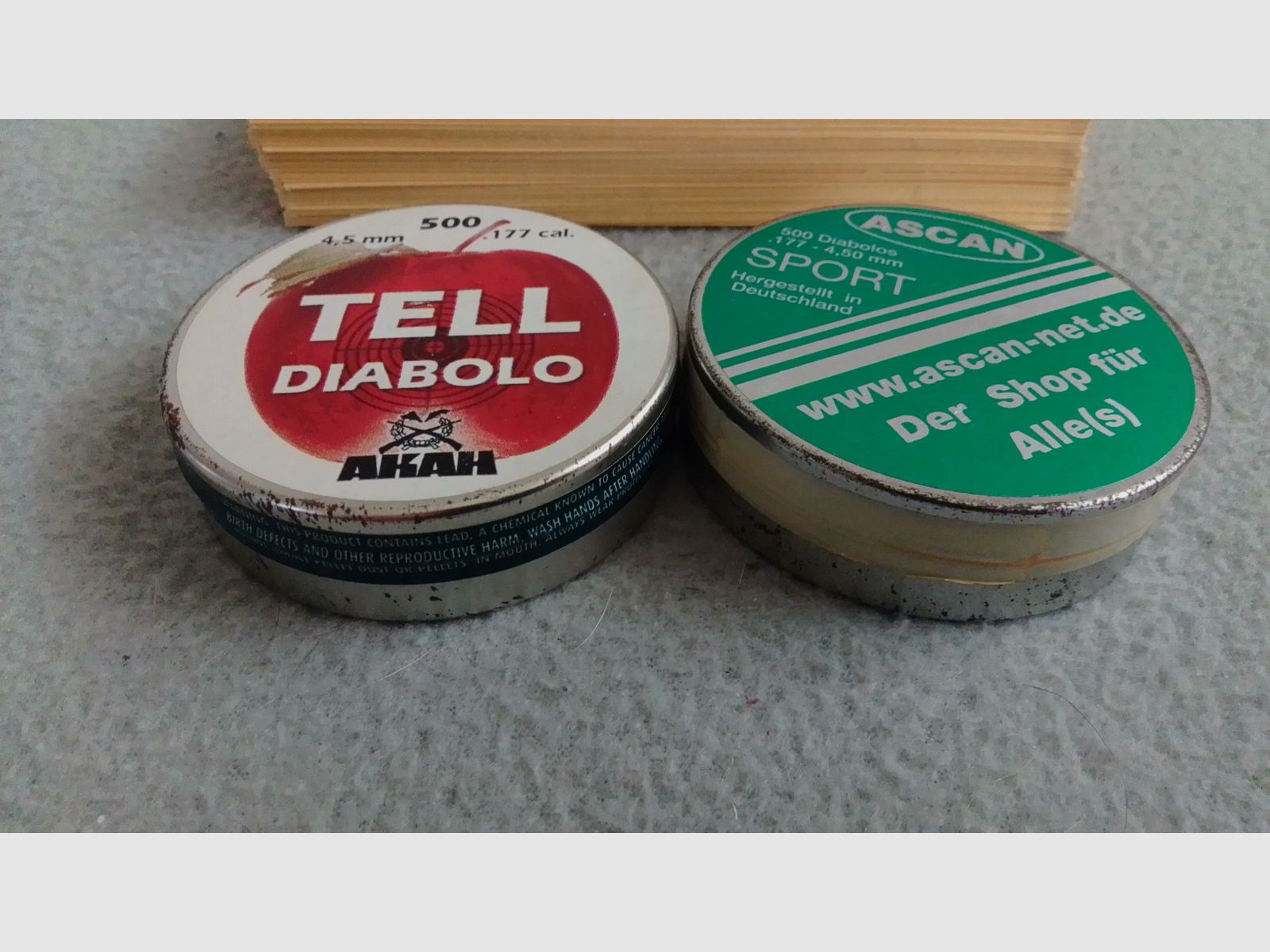 2x pack of 4.5mm pellets, target sheets 14x14, (NEW) for air rifle / air pistol