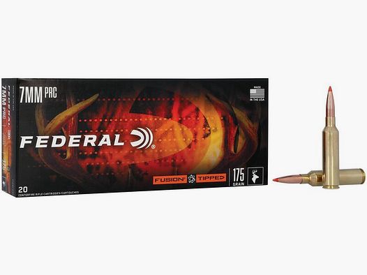 Federal Fusion Tipped 7 mm PRC 11,3 g / 175GR Jagdmunition – 20 Stück #F7PRCTFS2
