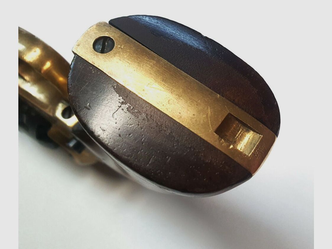 C.O.M. (Consorzio Officine Meccaniche) Percussion Revolver COM Gardone Navy Model - .44 Black Powder Only, Buntline Revolver