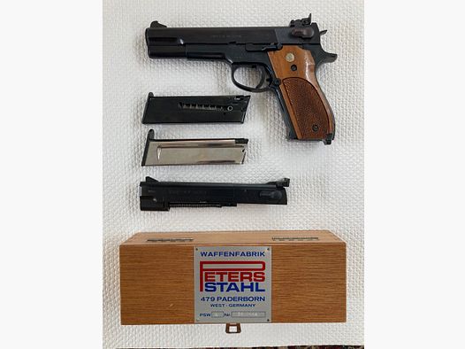 Smith & Wesson M 52 inkl. Wechselsystem Peters Stahl .22 l.r. – Komplettset