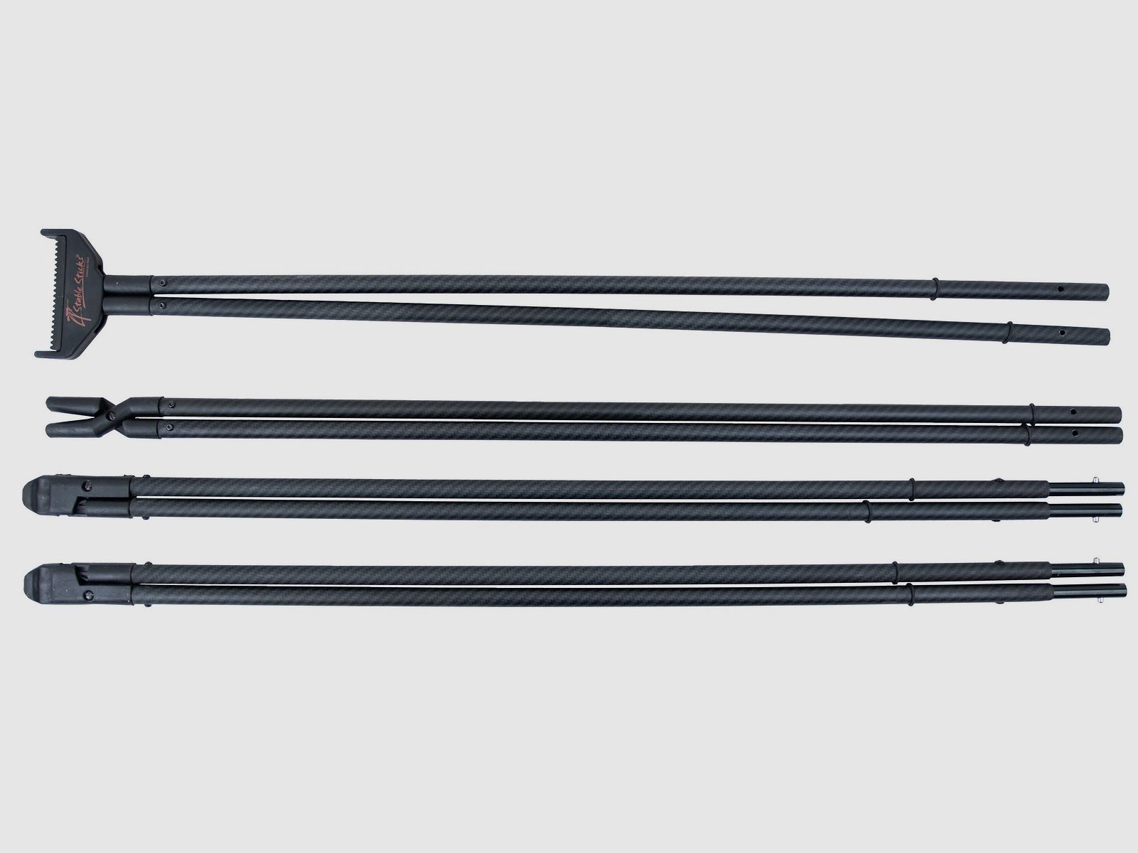 4 Stable Sticks Zielstock Bush Essential Black