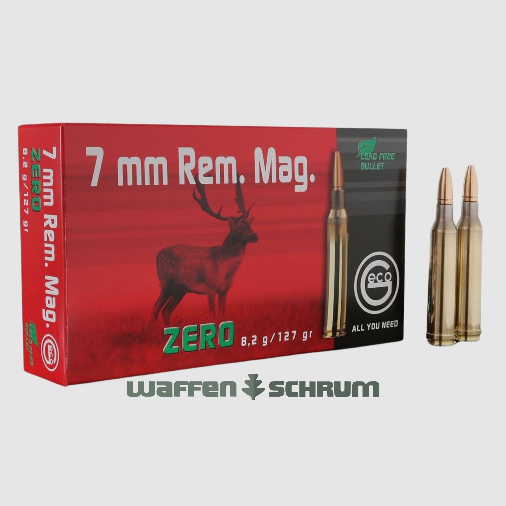 Geco Zero 8,2g - 127gr 7mmRemMag