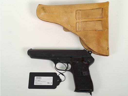 Pistolet CZ 52 7,62 Tokarev avec étui en cuir