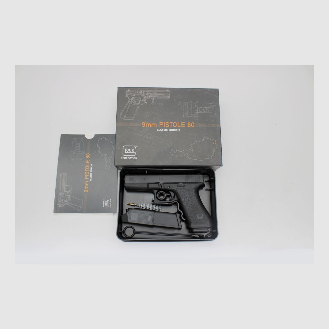 Glock P80 Jubiläumsmodell mit Sammlerbox	 9mmLuger