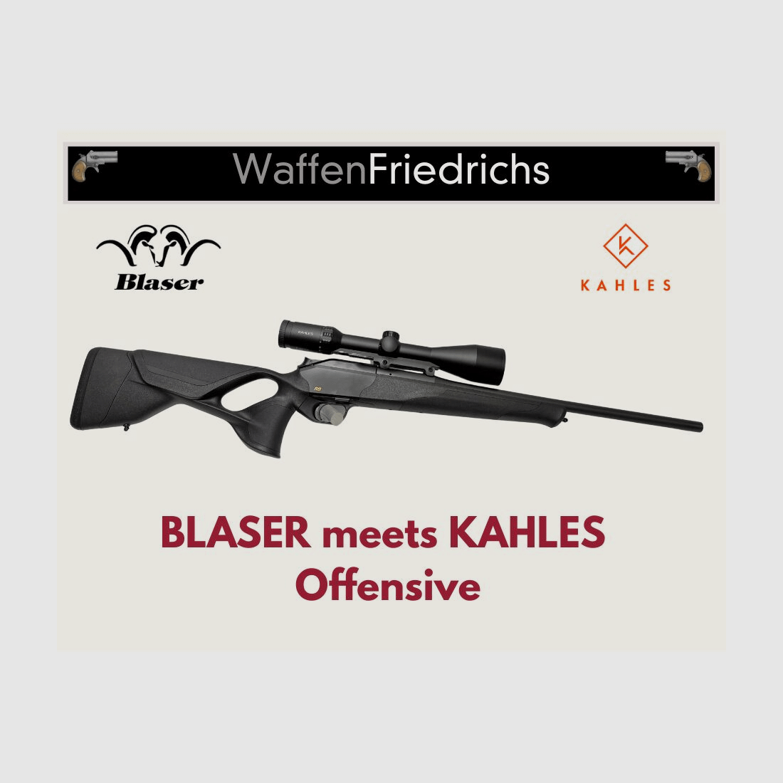 Blaser R8 Ultimate Conjunto Completo VERSIÓN MANO IZQUIERDA - Waffen Friedrichs