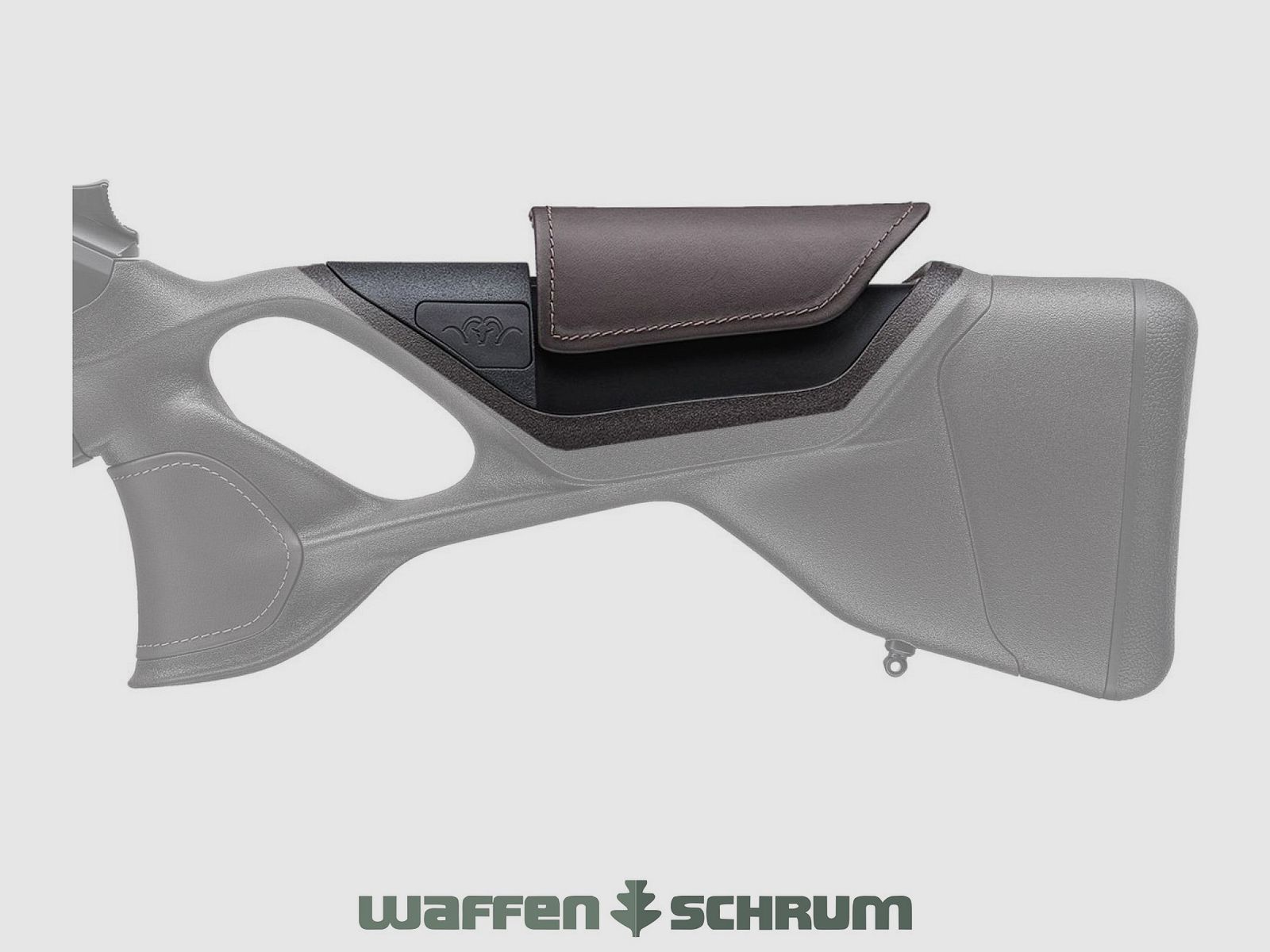 Blaser R8 Ultimate Leather verstellbarer Schaftrücken / Echtleder Cocoa
