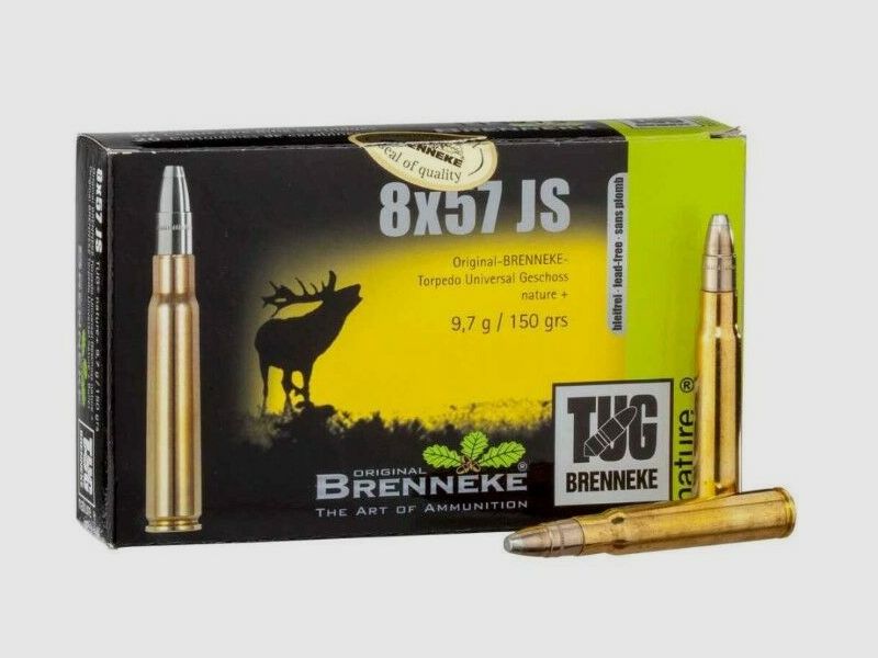Brenneke 8x57 IS TUG nature+ 9,7g/150grs. Brenneke