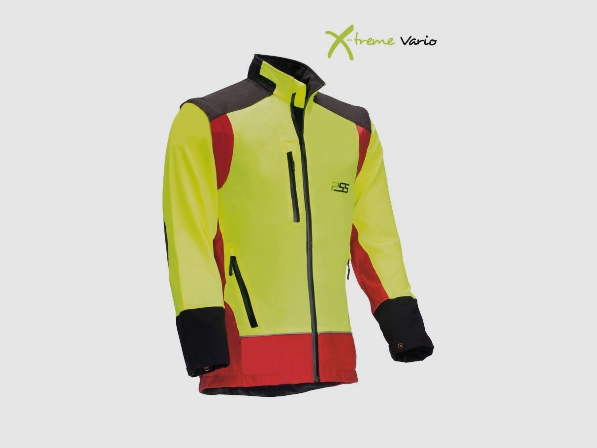 PSS X-treme Vario Stretchjacke gelb/rot/schwarz