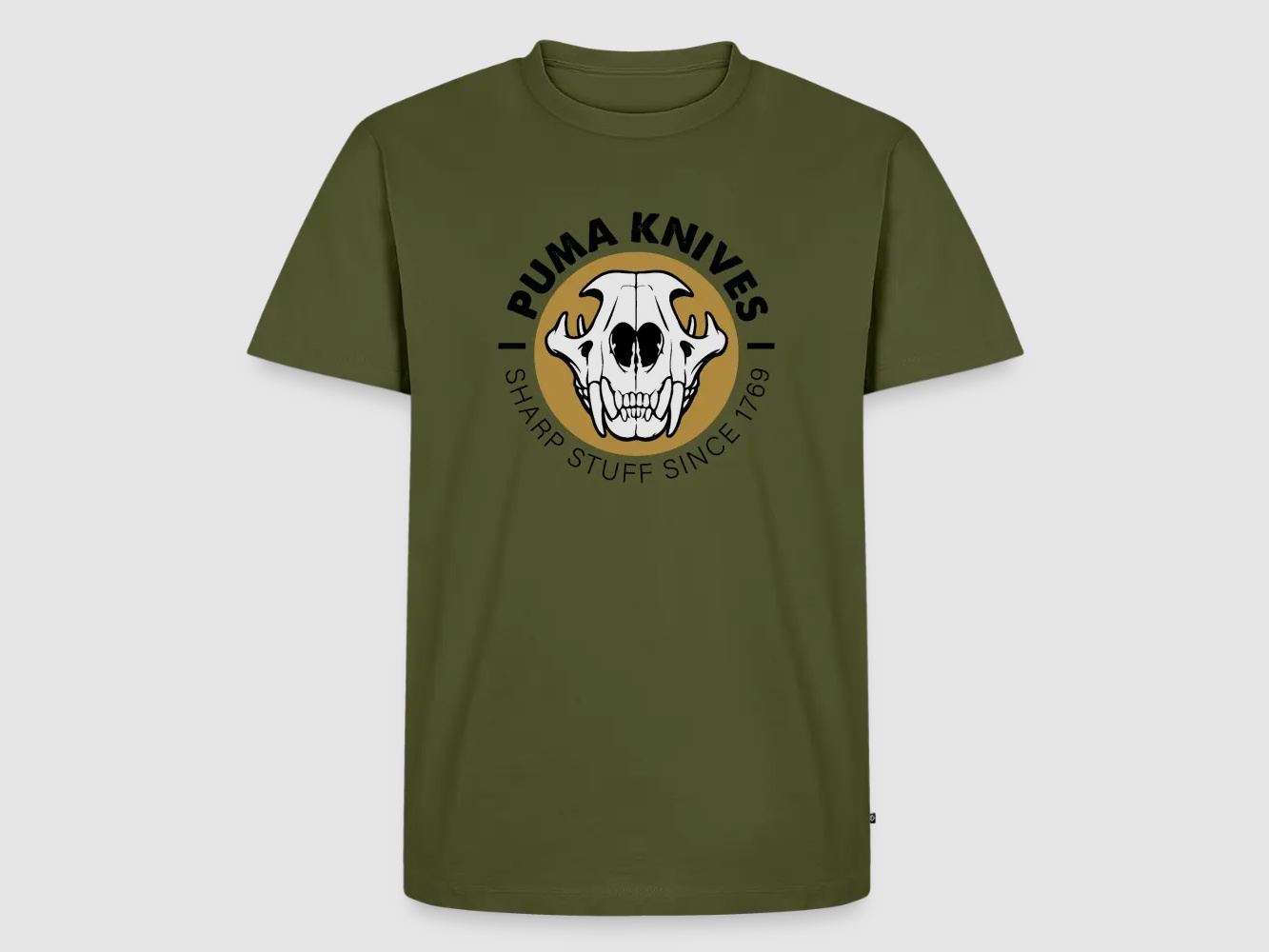 PUMA Men’s Premium T-Shirt "Skull Frontal Sharp Stuff"