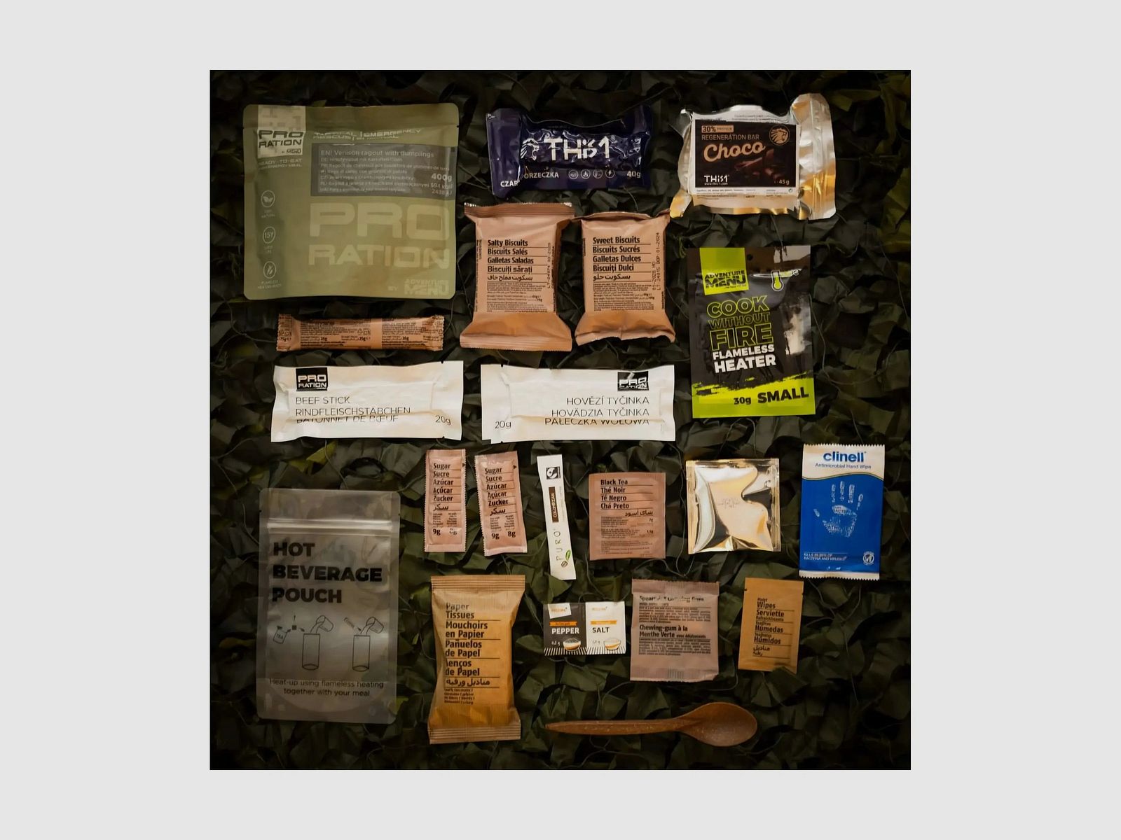 Pro-Ration Pro-Ration Halbtagesration Ultimate Tactical Ration Half Day Menü 4