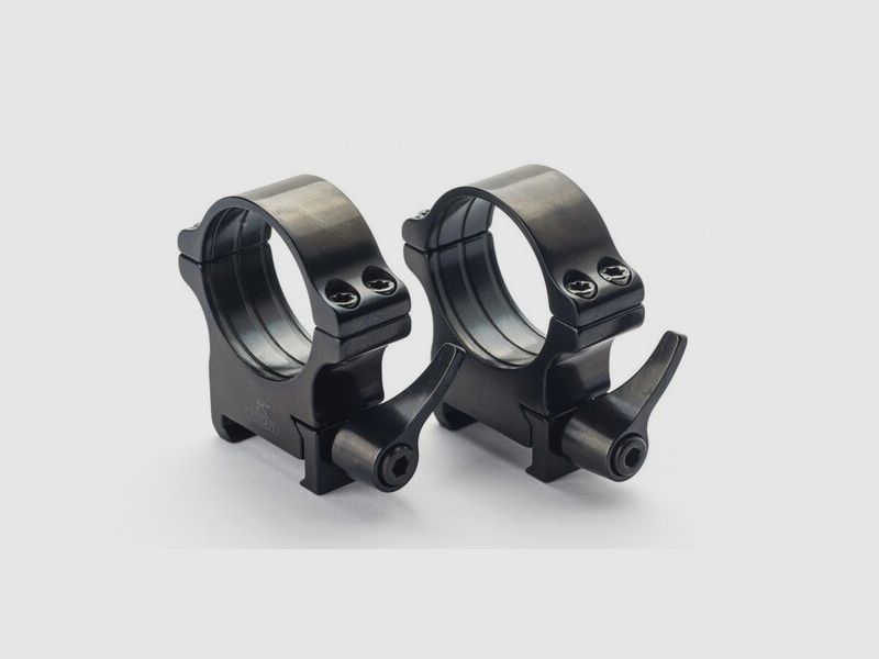 Rusan 2-teilige Stahl-Aufkippmontage für Weaver - D=30 mm BH 8 mm