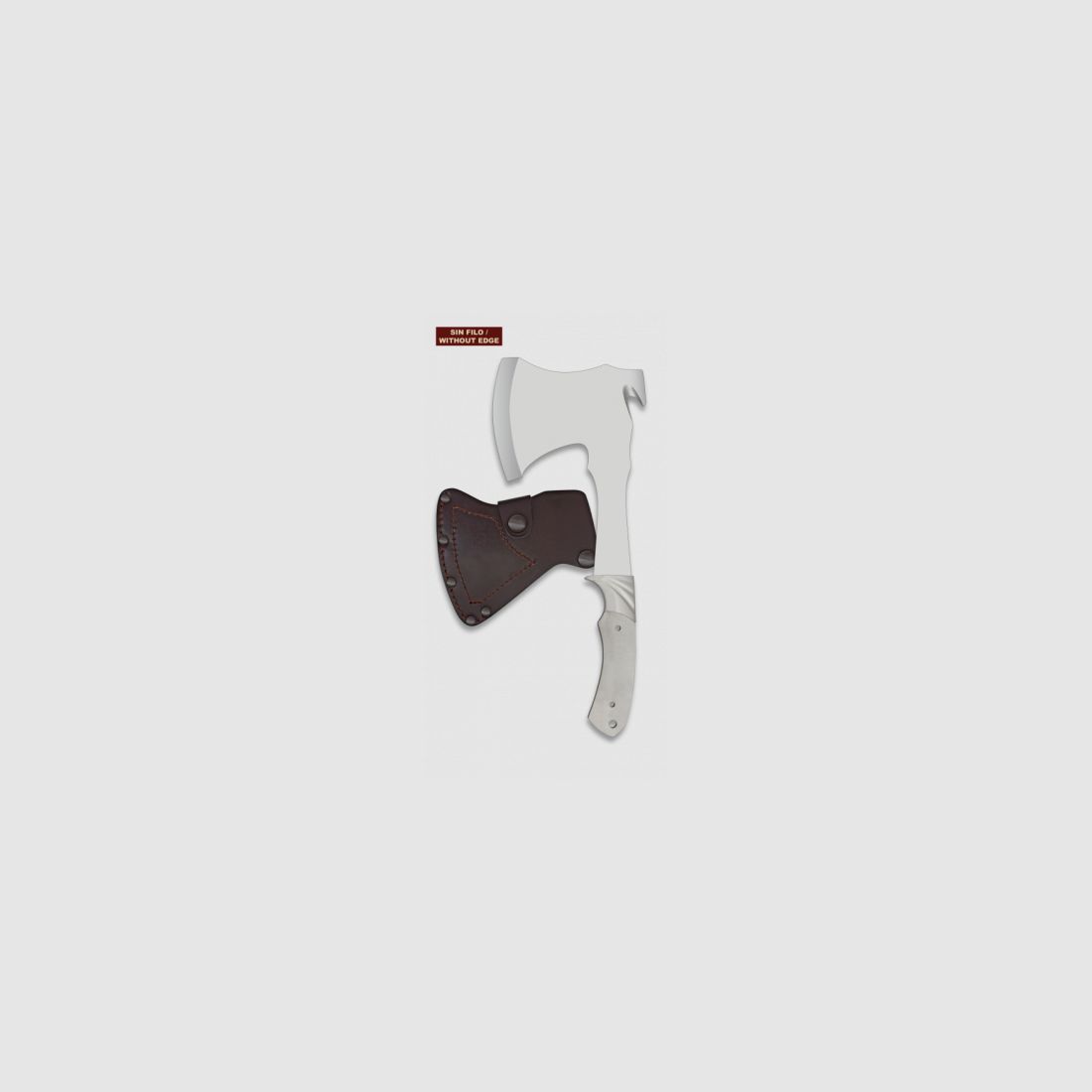 Hacha 29cm A FINIR: Klinge von 16,5cm roh ohne Griffschalen