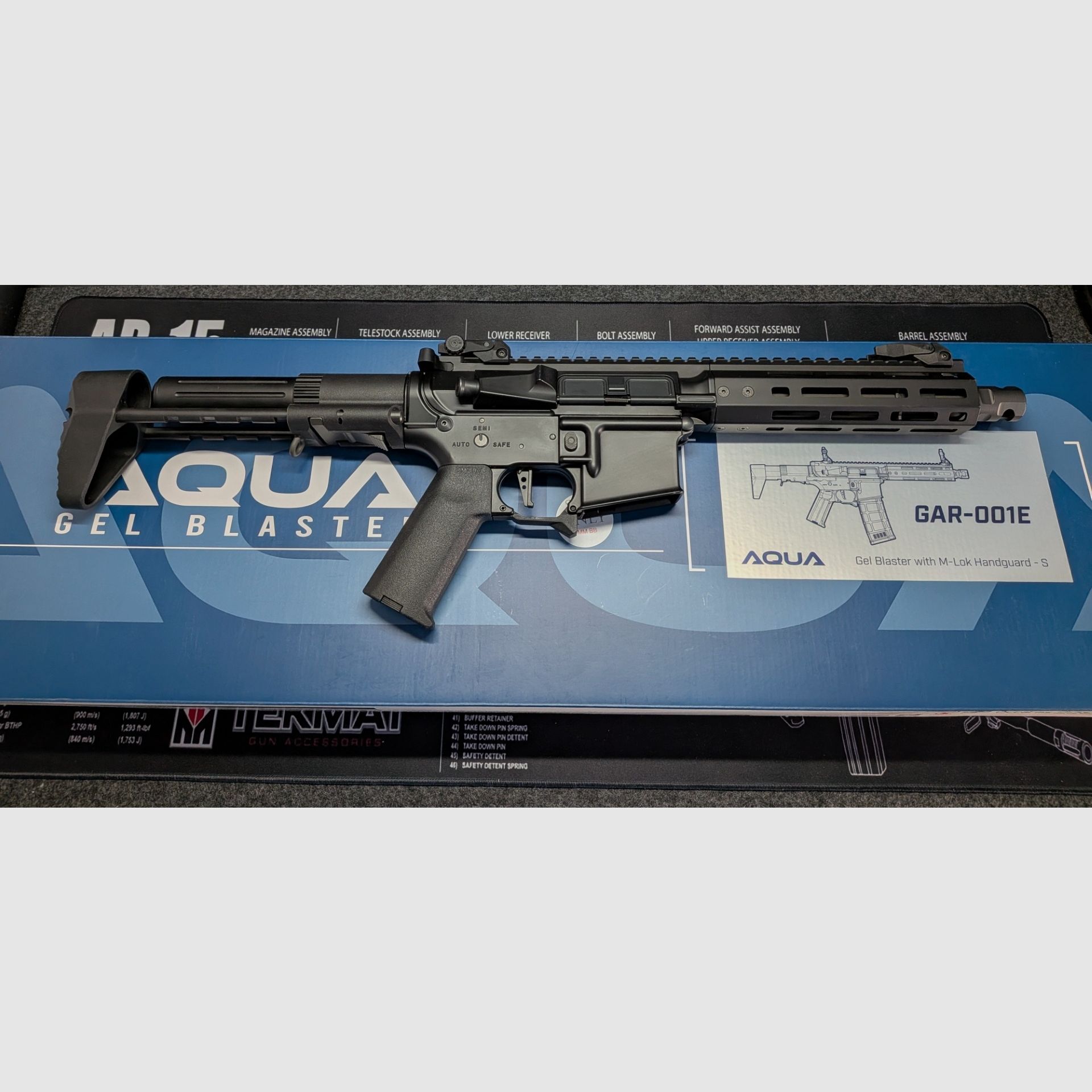 ARES AQUA M-Lok S 8mm Gel-BB (GAR001-E)