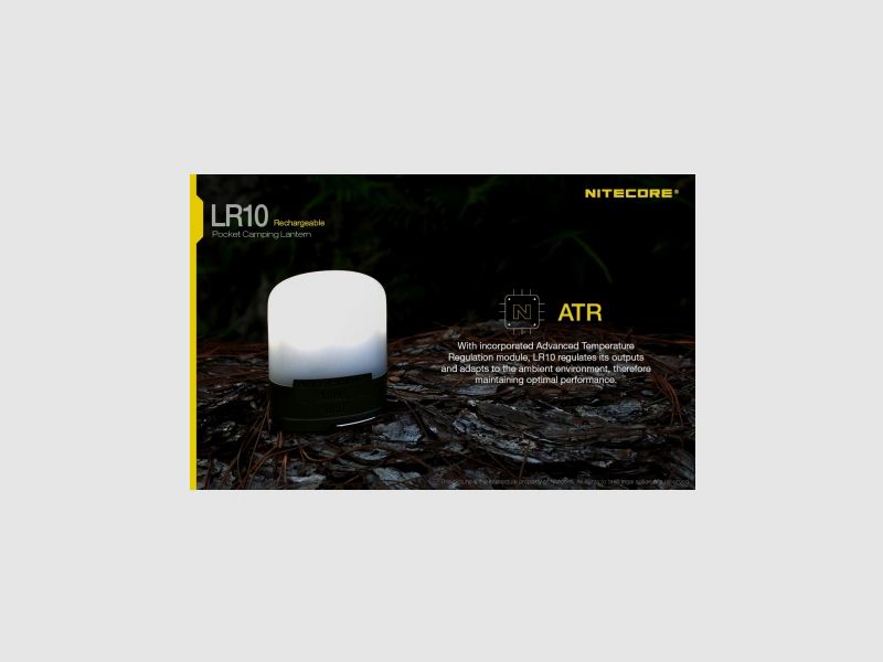 Latarka Nitecore LR10 - Czarny 250 Lumenów, zdjęcie 18 z 23