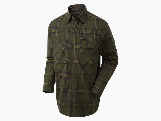 ShooterKing Hunterland camicia di flanella verde scuro