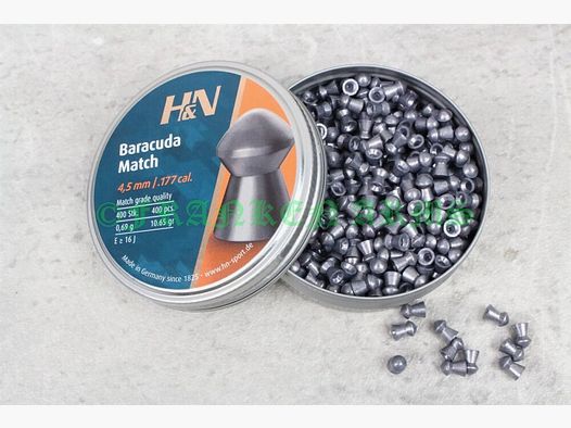 H&N Baracuda Match 4,52mm 400 sztuk