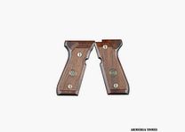 GUANCETTE – BERETTA SERIE 92 IN LEGNO ZIGRINATO STD