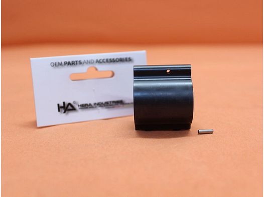HERA AR-15: Blocco gas a profilo basso HERA .936"ID Micro (11.03.04) acciaio brunito per Bull-Barrel