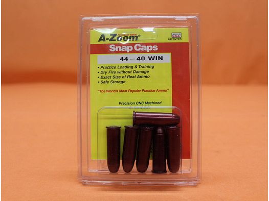 A-Zoom A-Zoom Exerzier-/ Pufferpatrone Alu .44-40Win Set mit 6 Stück (16123)