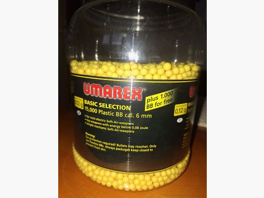 6 mm BB pellets/ammunition ~12,000 pcs.