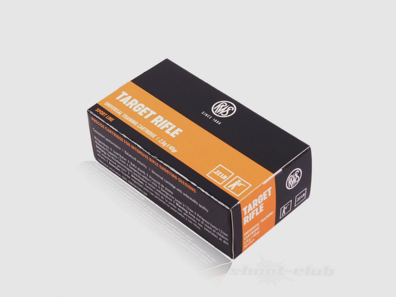 RWS Target Rifle LRN 40grs 50St .22lr