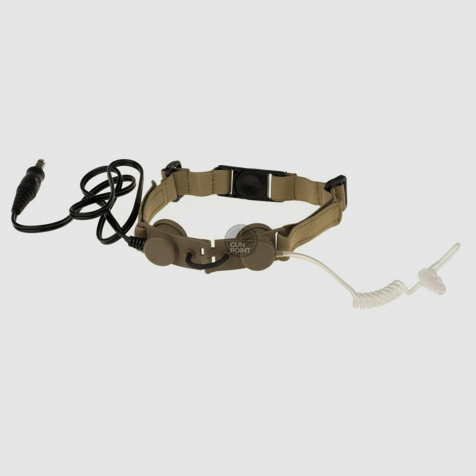 Z-Tactical Tactical Throat Mic-Dark Earth