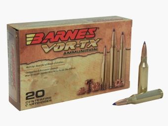Barnes VOR-TX .260 Rem. 120GR Tipped TSX Boat Tail 20 cartucce