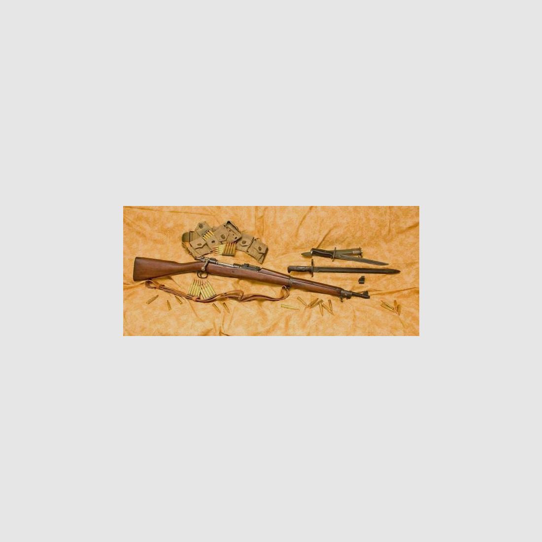 Bretelle pour fusil 30M1CUIR Gras (repro), image 4 sur 4