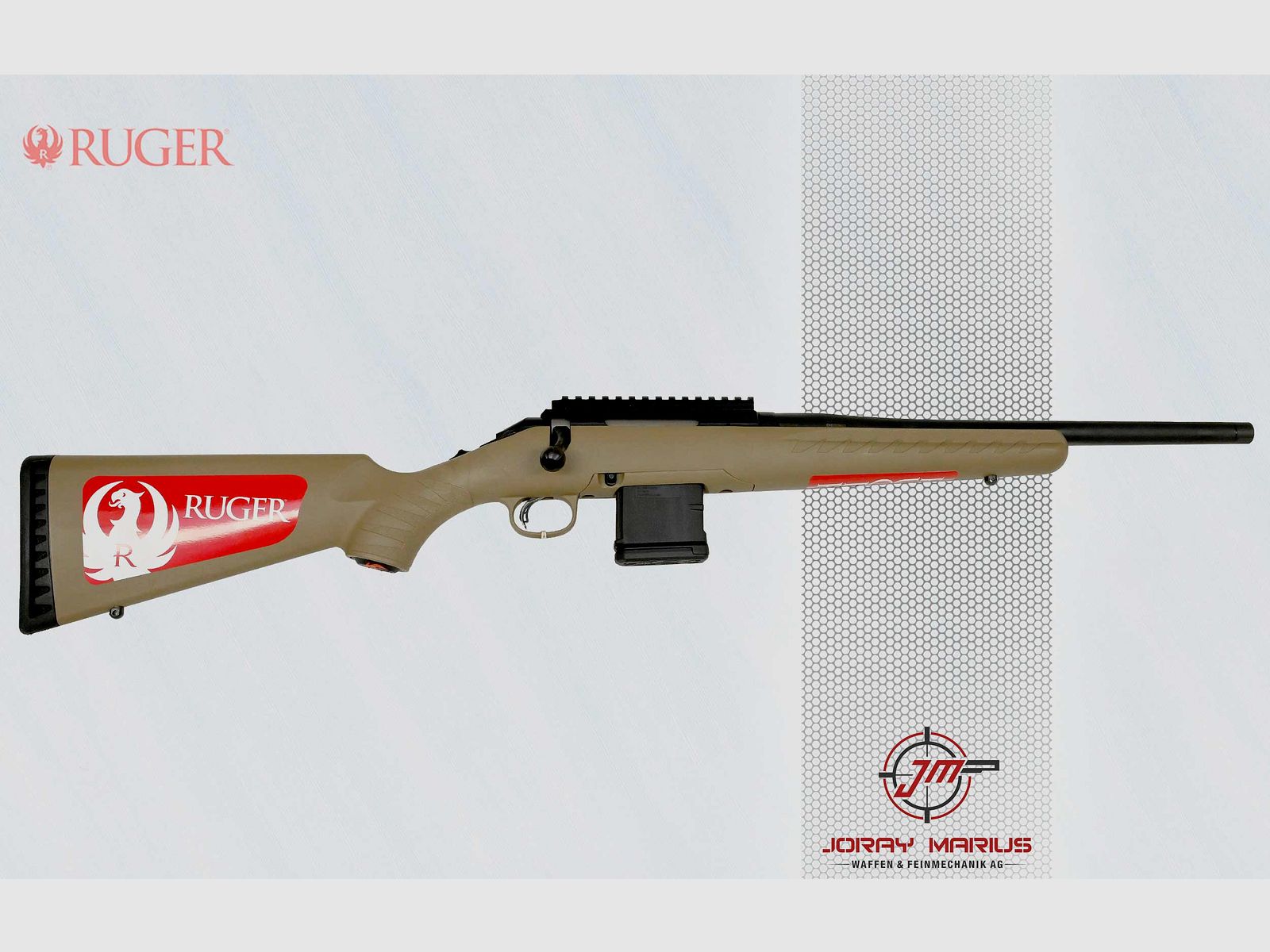 Ruger American Rifle Ranch carabine à verrou 5.56 NATO FDE