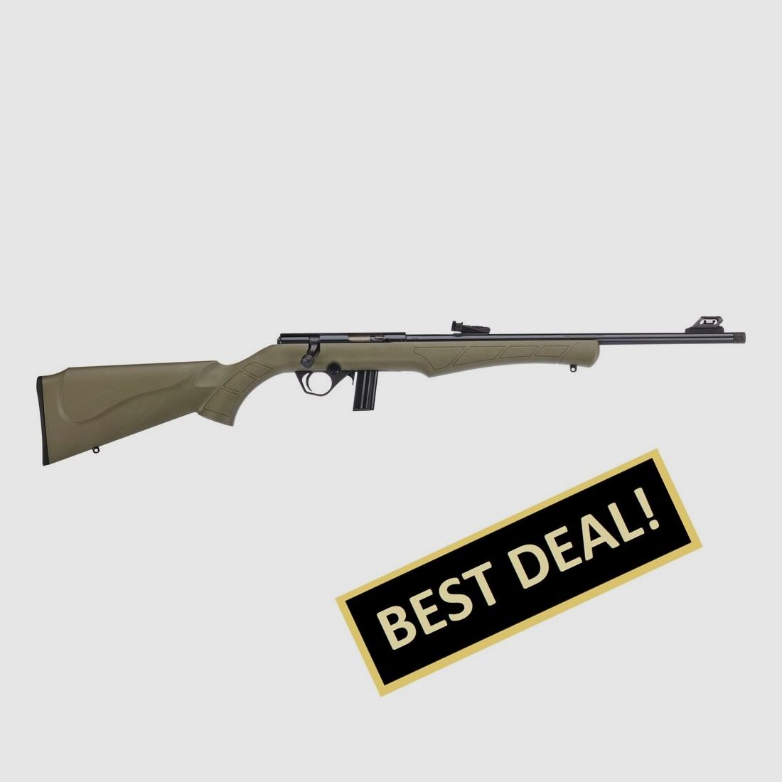 Rossi KK-Repetierbüchse 8122 Compact Polymer OD Green .22 lfb.
