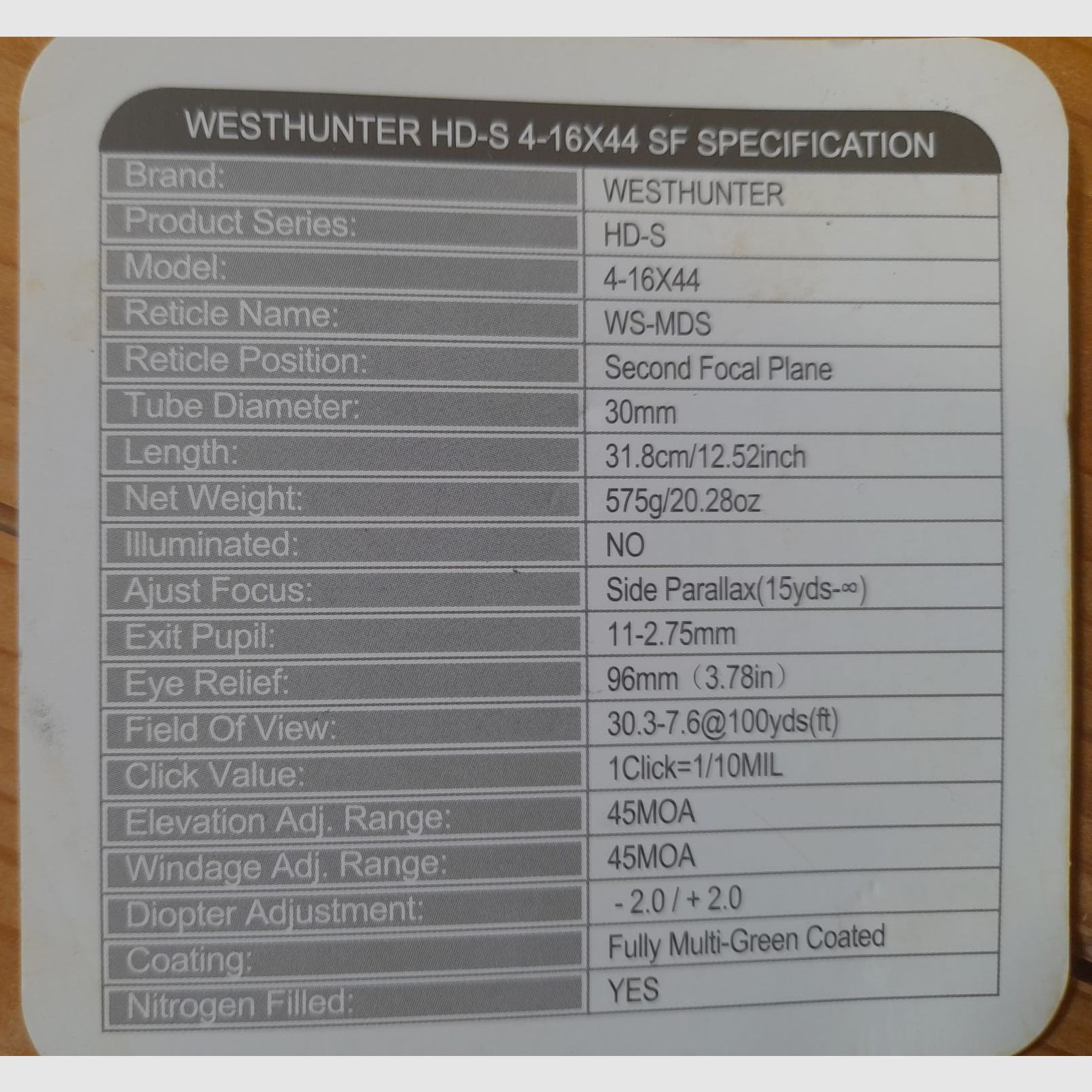 Airmax M22 mit Picatinny-Schiene und WestHunter Optik