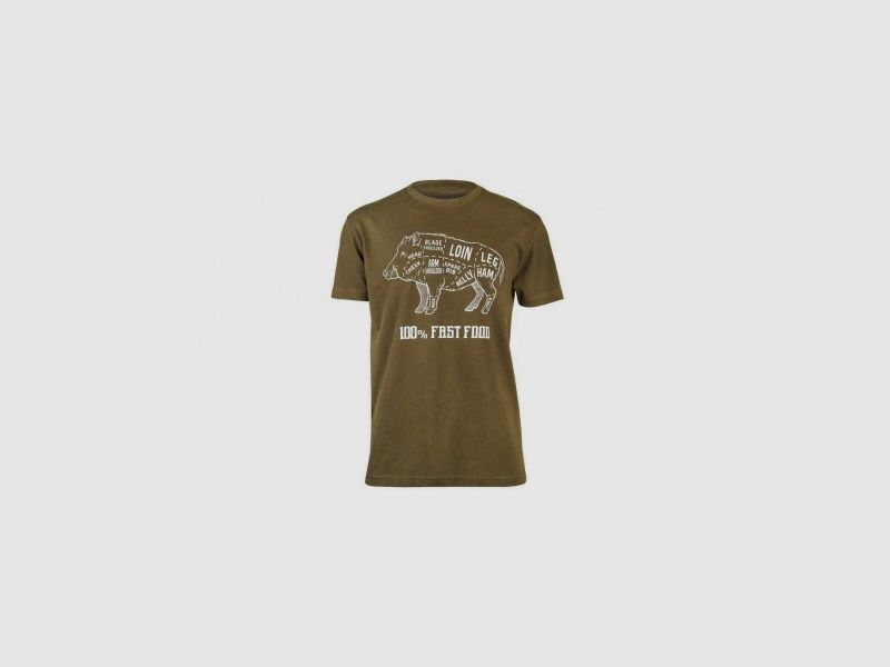 Wild Boar T-shirt Khaki, afbeelding 1 van 4