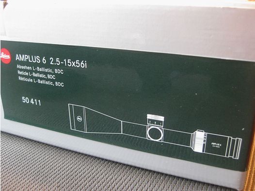 "NEUES" TOP LEICA Amplus 6 in 2.5-15x56i mit Absehen L-Ballistic und BDC-Absehenschnellverstellung !! Für Blaser-Sauer-Mauser-Dentler usw. ! Kein ZEISS-Swarovski-S&B-GPO-DD