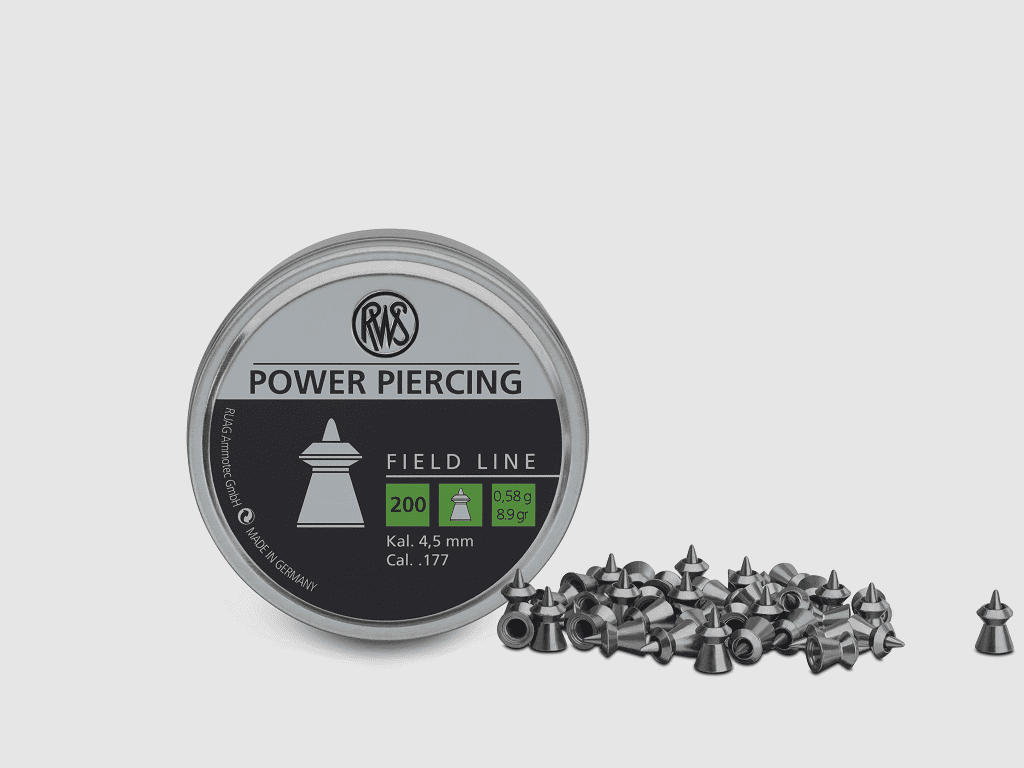 RWS FIELD-L Pow Pierc Diabolo 4,5 mm 0,58g BLI 200 pièces