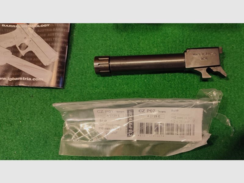 CZ P-07 P07 9mmLuger 9x19 CZ P 07 Gewindelauf Wechsellauf