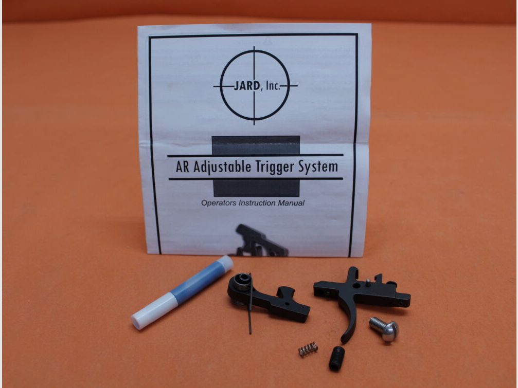 Jard AR-15: Trigger Assembly Two-Stage Jard (1023) Small Pin .154" 3lbs/ Adjustable Pressure Point Trigger