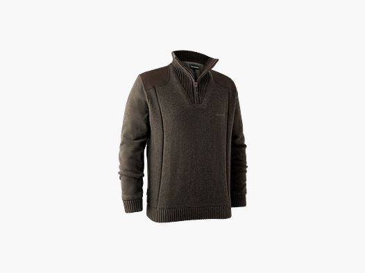 DEERHUNTER CARLISLE VESTE TRICOT STORMLINER DARK ELM