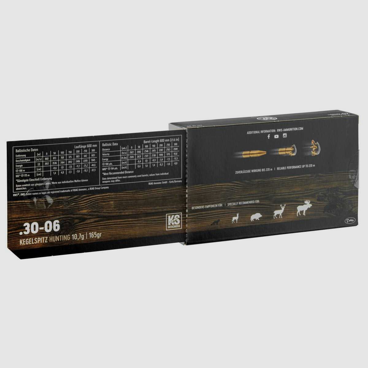RWS 30-06 Springfield Evolution 184 gr / 12 g - EVO 184 gr / 12 g, Bild 4 von 10