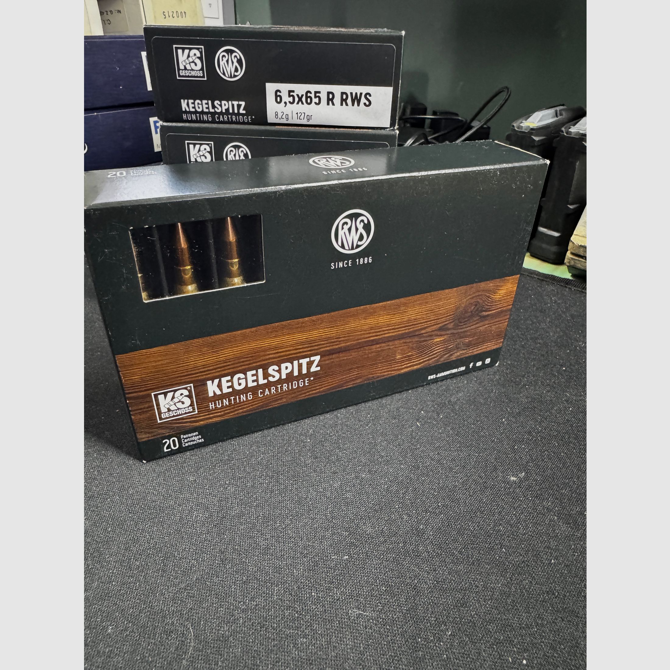 RWS 6,5x65 R Kegelspitz 8,2g/127grs.